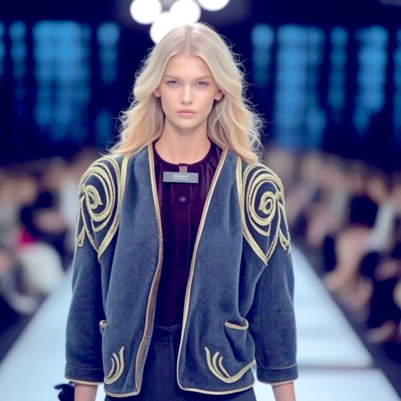 Roni Blanshay Jackets & Blazers - Vintage Roni  Blanshay Montreal Luxury Denim Jacket